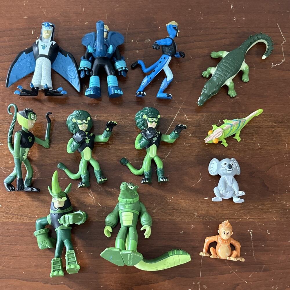 PBS Wild Kratts Action Figures Creature Suit Animal Kids Show Martin Chris Lot